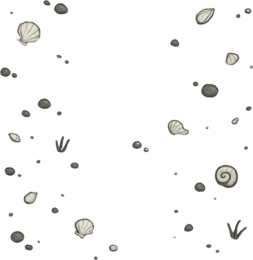 top down image of gray sandy seabed.
In-Game asset.  2d.  High contrast.  No shadows