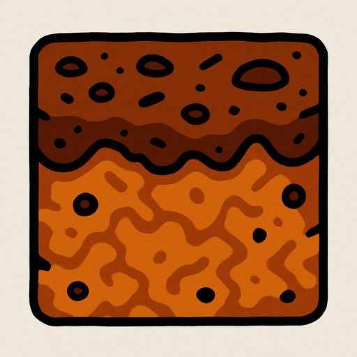 Bir dirt tasarla.
In-Game asset.  2d.  High contrast.  No shadows