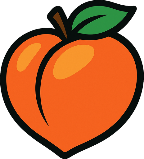 peach.
In-Game asset.  2d.  High contrast.  No shadows