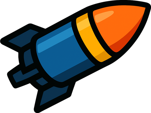 Un proyectil.
In-Game asset.  2d.  High contrast.  No shadows