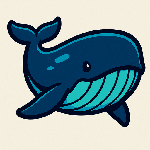 make a whale.
In-Game asset.  High contrast.  No shadows