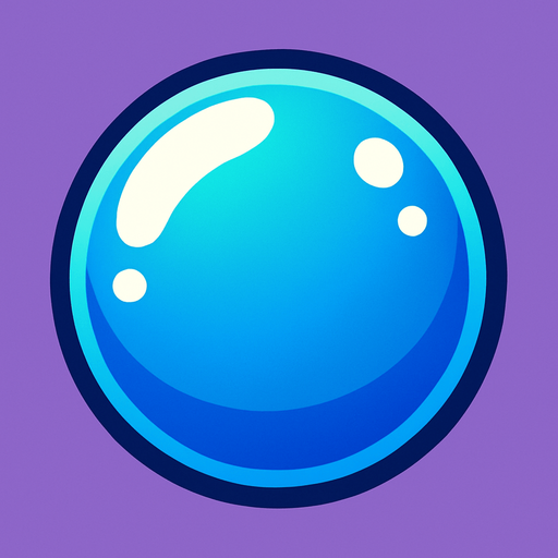 Burbuja.
In-Game asset.  2d.  High contrast.  No shadows