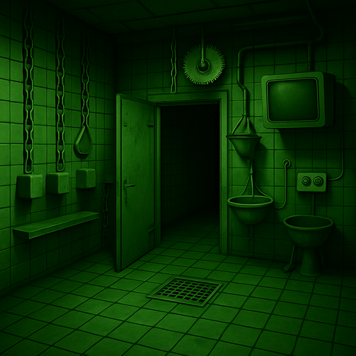 same room but its door open