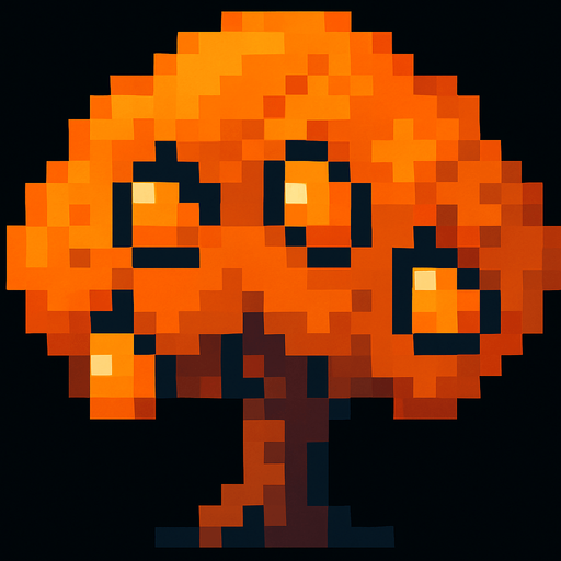 make trees leaves orange