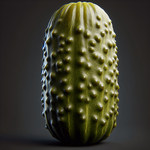 Pickles.
Single Game Texture. In-Game asset. 2d. Blank background. High contrast. No shadows.