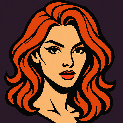 sexy ginger woman head
In-Game asset.  2d.  High contrast.  No shadows