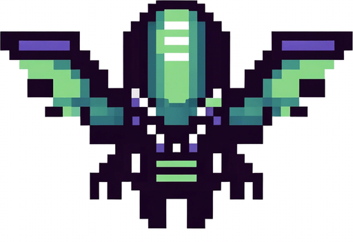 replace green areas for white color. make it bigger and scarier.