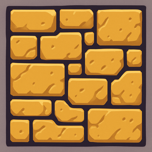 Wall.
In-Game asset.  2d.  High contrast.  No shadows