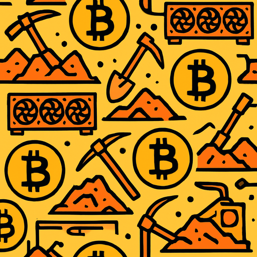 Bitcoin madenciliği yapılan bir ortamın duvar kağıdı.
In-Game asset.  2d.  High contrast.  No shadows