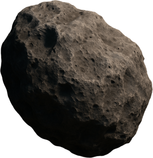 Photorealistic asteroid