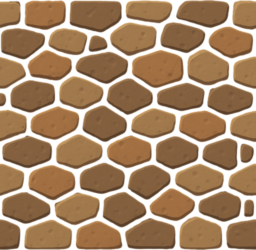 make a cobblestone sidewalk butt be sure that the image is competible with 2048x300.
In-Game asset.  2d.  High contrast.  No shadows