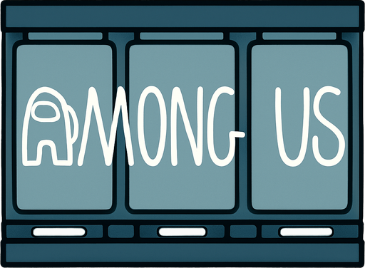 wall among us.
In-Game asset.  2d.  High contrast.  No shadows