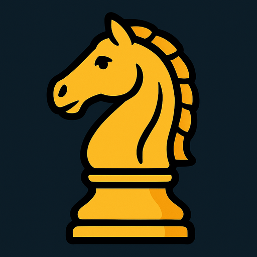 Satranç atı.
In-Game asset.  2d.  High contrast.  No shadows