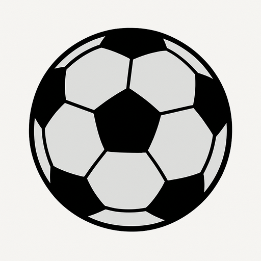 draw a soccer ball use a light gray and black.
2d.  High contrast.  No shadows