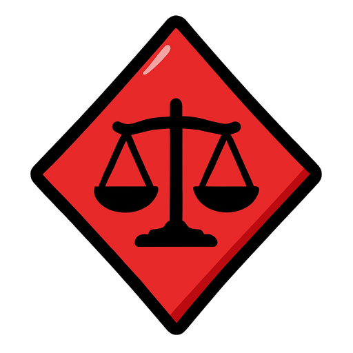 Just the diamond from this picture with an icon of a scale in the center.