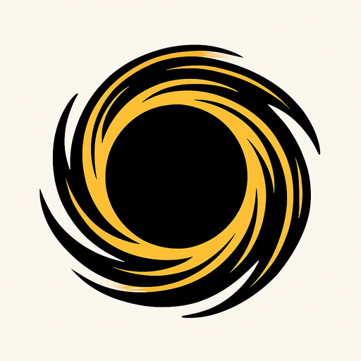 only black hole simple
no background.
In-Game asset.  2d.  High contrast.  No shadows