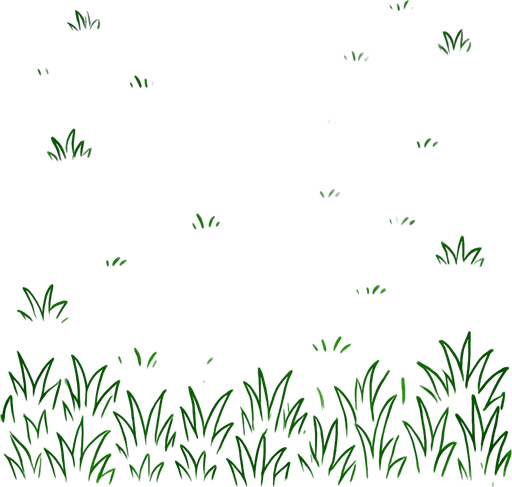 Fondo verde con cesped.
In-Game asset.  2d.  High contrast.  No shadows