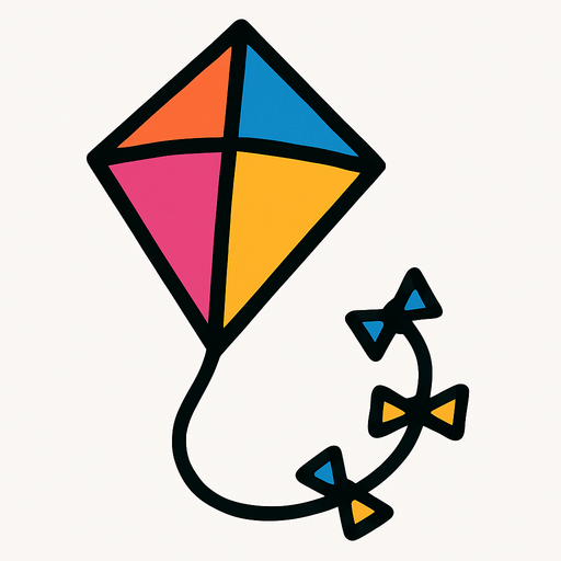 Kite.
In-Game asset.  2d.  High contrast.  No shadows