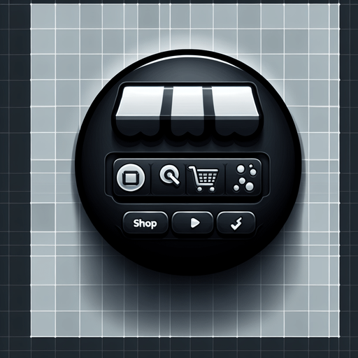 shopmenu transparent background.
Single Game Texture. In-Game asset. 2d. Blank background. High contrast. No shadows.