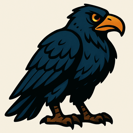 2d bird giant.
In-Game asset.  2d.  High contrast.  No shadows