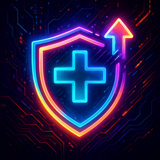 Ability icon 'Shield Boost' . cyberpunk. abstract. Futuer. different colors. HD colors