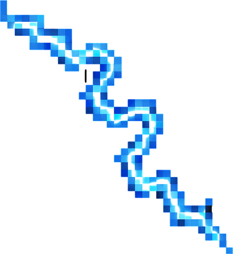 30x30 lightning chain.
In-Game asset.  2d.  High contrast.  No shadows