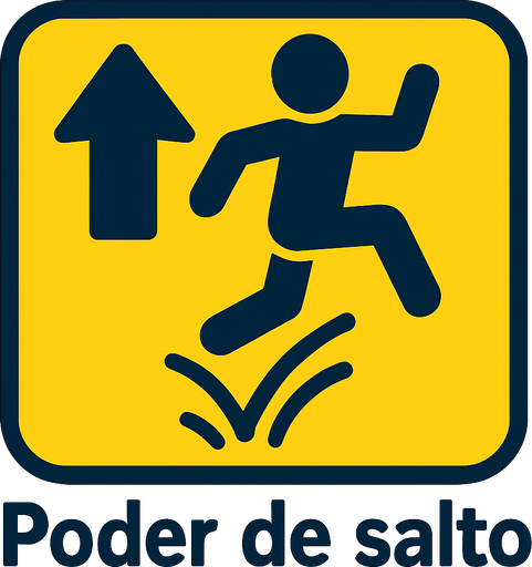 Poder de saltó.
In-Game asset.  2d.  High contrast.  No shadows