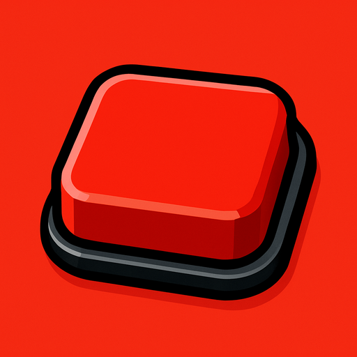 3d kırmızı button yap.
In-Game asset.  2d.  High contrast.  No shadows