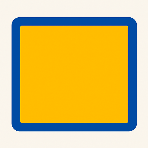 Simple yet pleasing rectangle that can be used for a UI.
In-Game asset.  2d.  High contrast.  No shadows