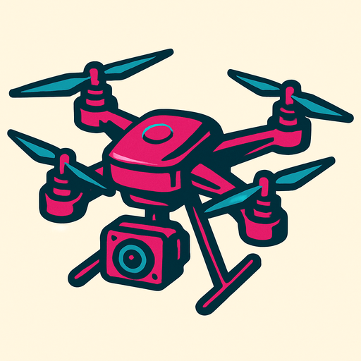 dron.
In-Game asset.  2d.  High contrast.  No shadows