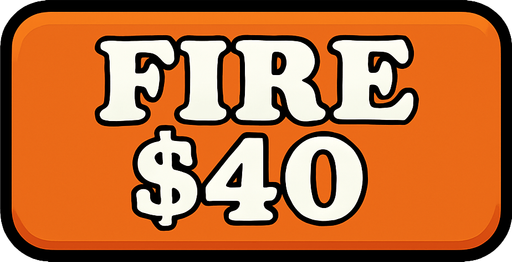 Make button orange and change test to say 'Fire $40'