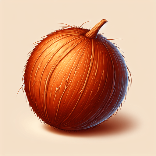 Make an image og a coconut.
Single Game Texture. In-Game asset. 2d. Blank background. High contrast. No shadows.