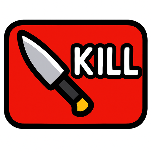 killButton among us.
In-Game asset.  2d.  High contrast.  No shadows