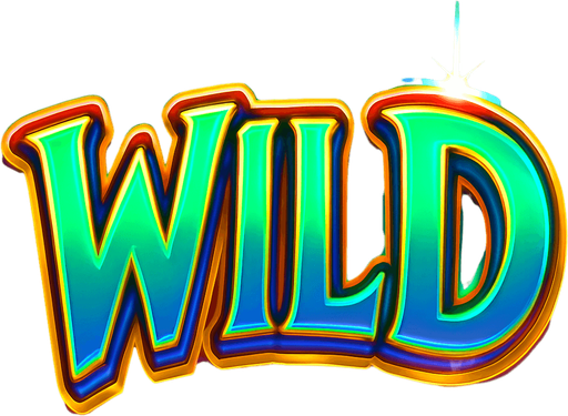 Crea un asset para el símbolo 'W' (Wild/Comodín) de Megaways: un Comodín Lujoso.
La palabra 'WILD' en una fuente llamativa y dinámica. Colores vibrantes (ej. verde esmeralda brillante, azul eléctrico) con un contorno dorado o un efecto de arcoíris. Puede tener un pequeño destello o un aura de energía. Debe comunicar su función de sustitución. Fondo transparente. Símbolo de sorpresa.
In-Game asset.  2d.  High contrast.  No shadows