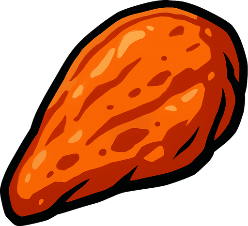 Tavuk eti.
In-Game asset.  2d.  High contrast.  No shadows