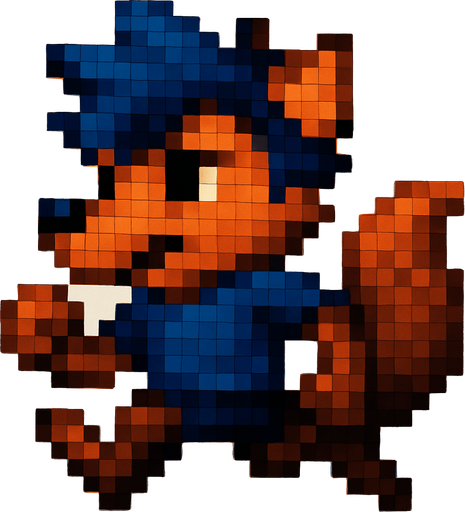 Corriendo, pixelart