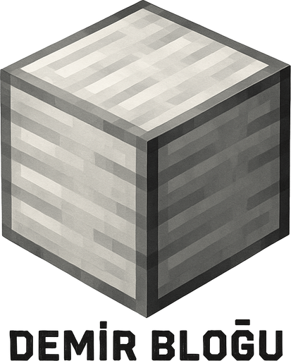 Minecraft Demir Bloğu. 2D