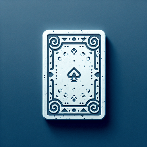 cardback mg.
Single Game Texture.  In-Game asset.  2d.  Blank background.  High contrast.  No shadows