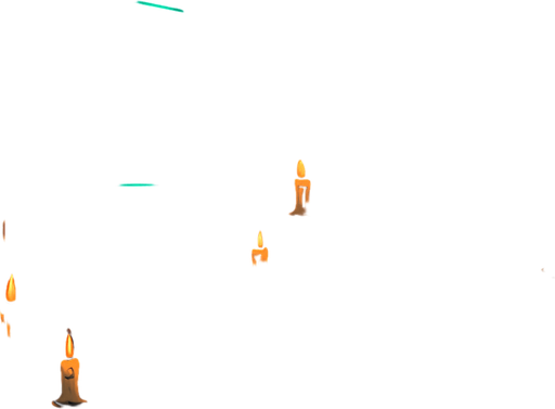 An ancient hidden library with towering dusty shelves, glowing enchanted books, cobwebs, stone floor with arcane symbols, candlelit mystery.
In-Game asset.  2d.  High contrast.  No shadows