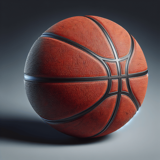 basketbol topu.
Single Game Texture. In-Game asset. 2d. Blank background. High contrast. No shadows.