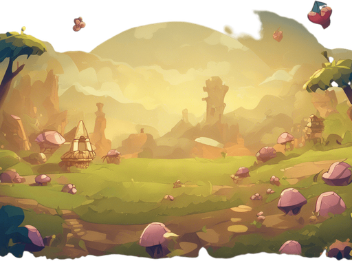 Same image, but in vector game art style without blur.