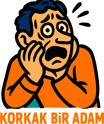 KORKAK BİR ADAM.
In-Game asset.  2d.  High contrast.  No shadows