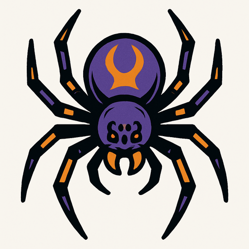 Araignée.
In-Game asset.  2d.  High contrast.  No shadows