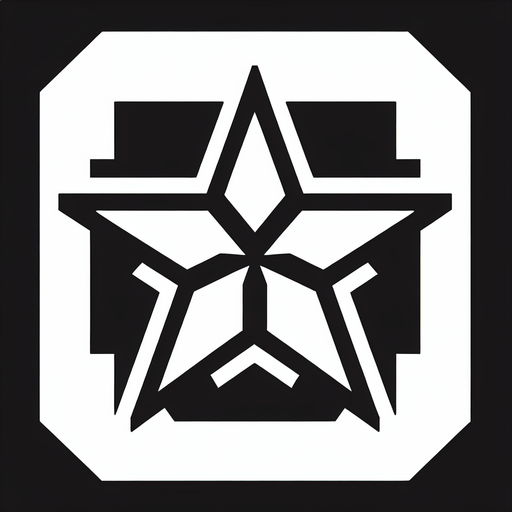 star.
Single Game Texture.  In-Game asset.  2d.  Blank background.  High contrast.  No shadows