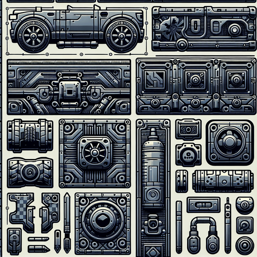 MG AUTO.
Single Game Texture.  In-Game asset.  2d.  High contrast.  No shadows