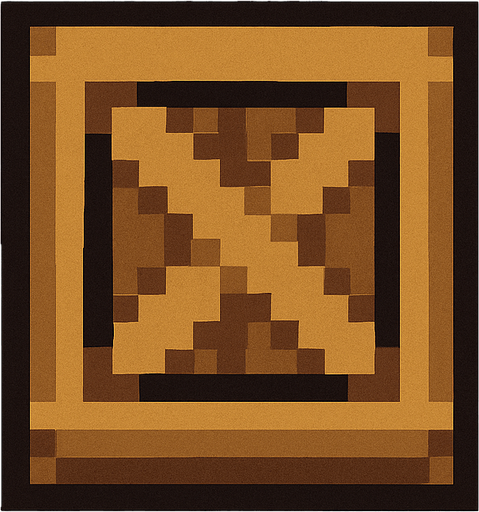 Box 2d pixilated topdown.
In-Game asset.  2d.  High contrast.  No shadows