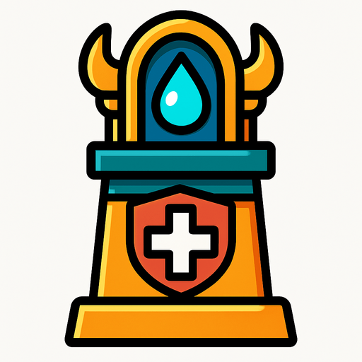healTowerAsset.
In-Game asset.  2d.  High contrast.  No shadows