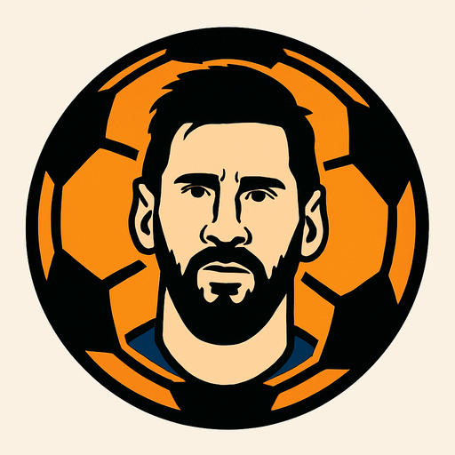 Topun üzərində Messinin başının şəkli olsun.
In-Game asset.  2d.  High contrast.  No shadows