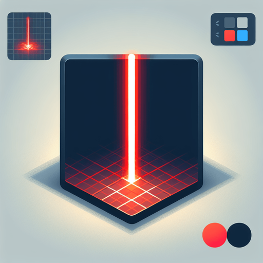 vertical line red laser.
Single Game Texture.  In-Game asset.  2d.  Blank background.  High contrast.  No shadows