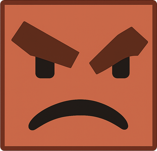 Enemy. No background. Transparent background. Blank background. No shadows. 2d. In-Game asset. flat
